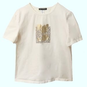 SOFT WORKS COTTON TEE TOP SIZE L